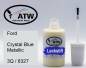Preview: Ford, Crystal Blue Metallic, 3Q / 6327: 20ml Lackstift, von ATW Autoteile West.